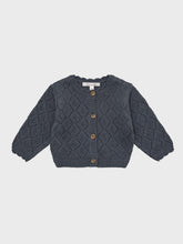 Load image into Gallery viewer, Baby Perry Knit Cardigan Navy
