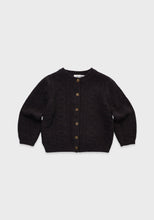 Load image into Gallery viewer, Terrine Knit Cardigan Charcoal

