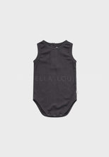 Load image into Gallery viewer, Baby Gioia Bodysuit Charcoal
