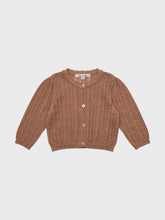Load image into Gallery viewer, Baby Stern Knit Cardigan Deep Orange
