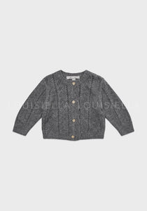 Baby Abbie Knit Cardigan Gray
