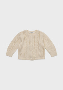 Baby Abbie Knit Cardigan Ivory