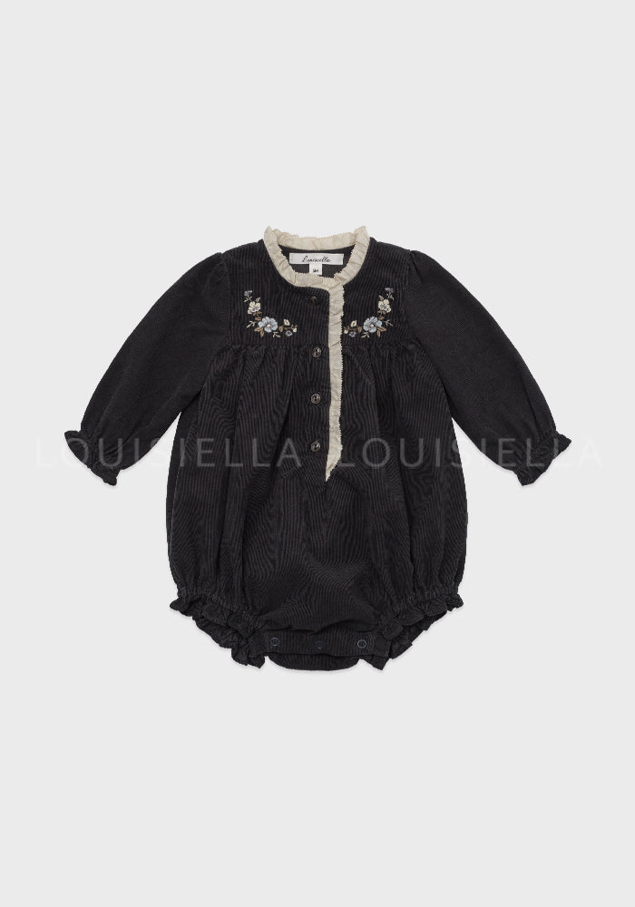 Baby Noir Corduroy Romper