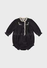 Load image into Gallery viewer, Baby Noir Corduroy Romper
