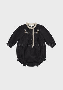 Baby Noir Corduroy Romper