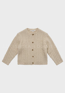 Benjamin Knit Cardigan Light Beige