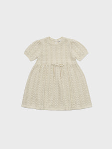 Baby Delaney Knit Dress Ecru