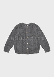 Abbie Knit Cardigan Gray