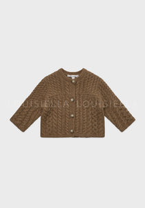 Baby Benjamin Knit Cardigan Light Brown