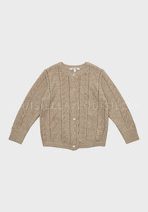 Abbie Knit Cardigan Beige