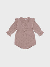 Load image into Gallery viewer, Baby Lena Knit Romper Indie Pink
