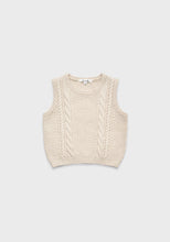 Load image into Gallery viewer, Secia Knit Vest Pale Beige
