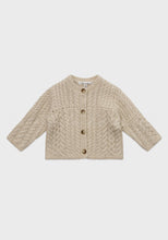 Load image into Gallery viewer, Baby Benjamin Knit Cardigan Light Beige
