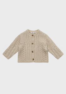 Baby Benjamin Knit Cardigan Light Beige