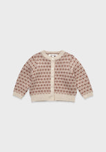 Load image into Gallery viewer, Baby Pletche Knit Cardigan Vintage Pink

