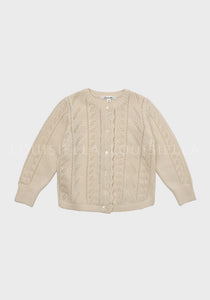 Abbie Knit Cardigan Ivory