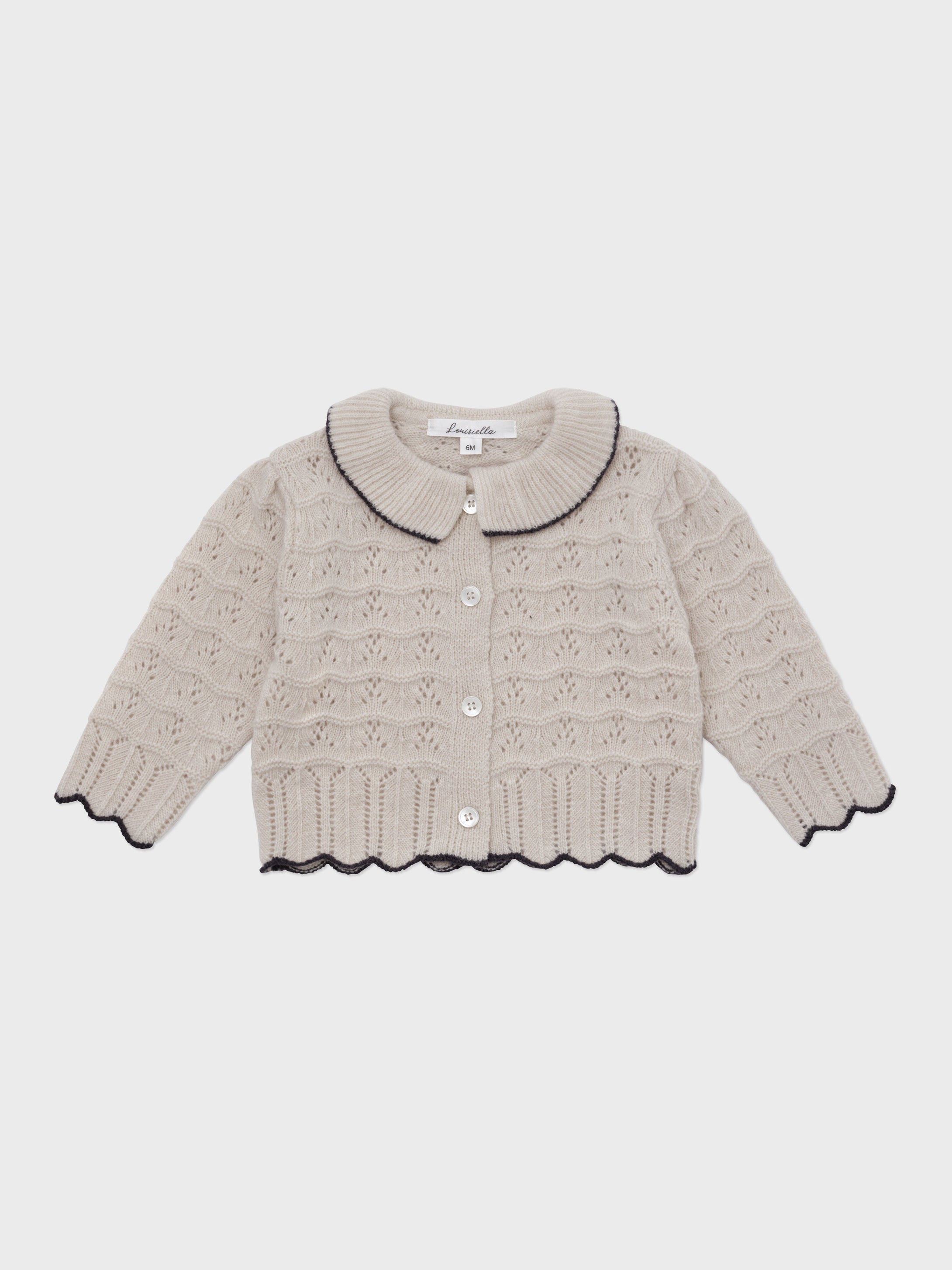 Baby Bretta Knit Cardigan Light Beige