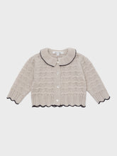 Load image into Gallery viewer, Baby Bretta Knit Cardigan Light Beige
