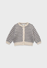 Load image into Gallery viewer, Baby Pletche Knit Cardigan Vintage Blue
