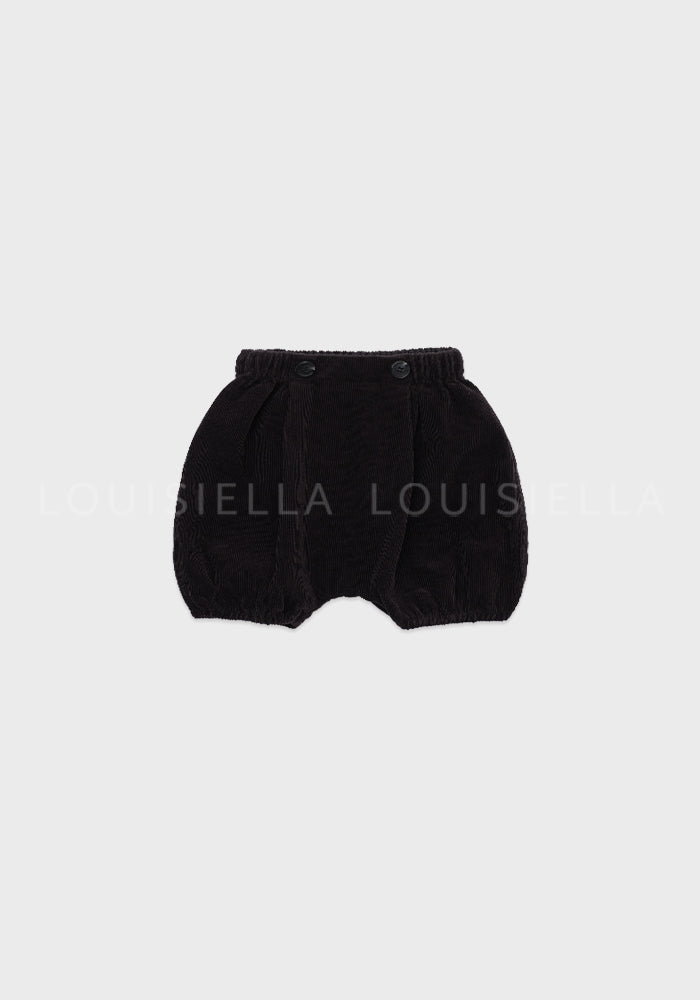 Baby Ganaelle Corduroy Bloomer Charcoal