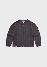 Load image into Gallery viewer, Roselia Knit Cardigan Charcoal
