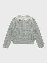 Load image into Gallery viewer, Radie Knit Cardigan - Blue Gray
