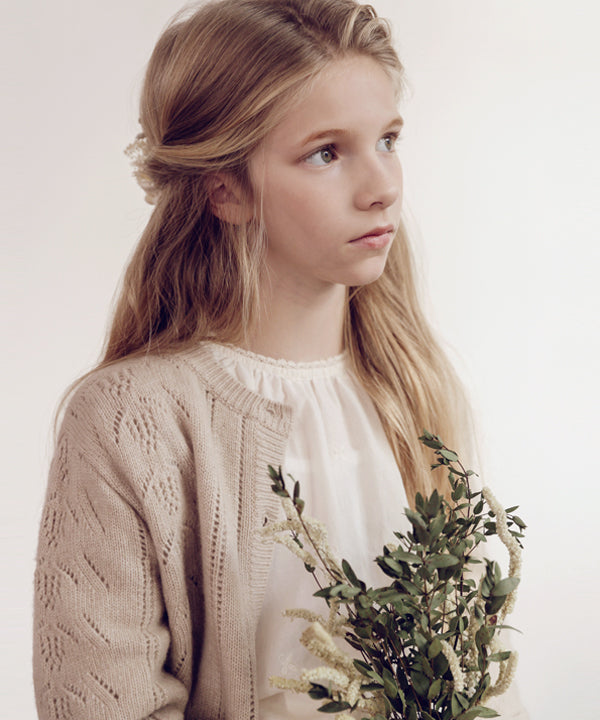 Rochella Knit Cardigan-Beige