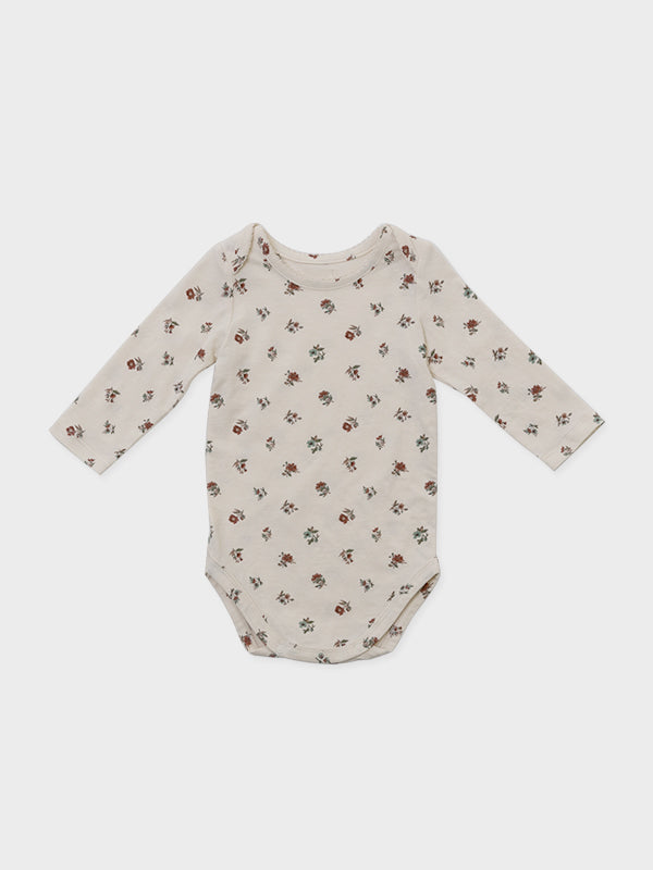 Baby Meriel Bodysuit - Brick Red