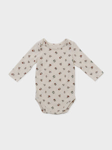 Baby Meriel Bodysuit - Brick Red