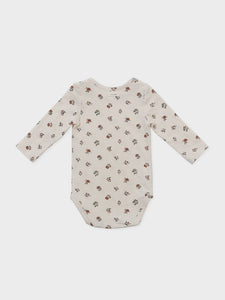 Baby Meriel Bodysuit - Brick Red