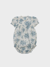 Load image into Gallery viewer, Baby Peony Romper - Blue
