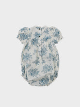 Load image into Gallery viewer, Baby Peony Romper - Blue
