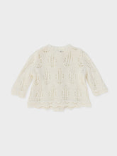 Load image into Gallery viewer, Baby Trudy Knit Cardigan - Vanilla White
