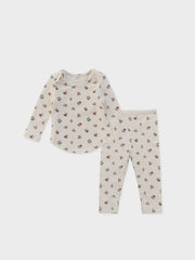 Baby Meriel Set - Brick Red