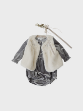 Load image into Gallery viewer, Baby Ande Velvet Romper
