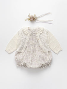 Baby Ceia Knit Cardigan - Ivory