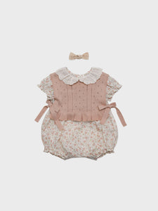 Baby Davian Knit Vest - Pink