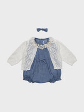 Load image into Gallery viewer, Baby Bellute Knit Cardigan - Vanilla White
