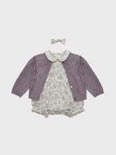 Load image into Gallery viewer, Baby Bellute Knit Cardigan - Violet
