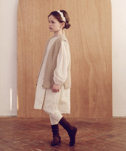 Dahlia Knit Vest -Beige