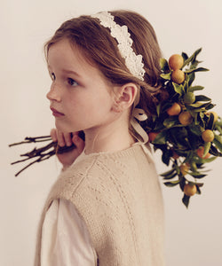 Dahlia Knit Vest -Beige