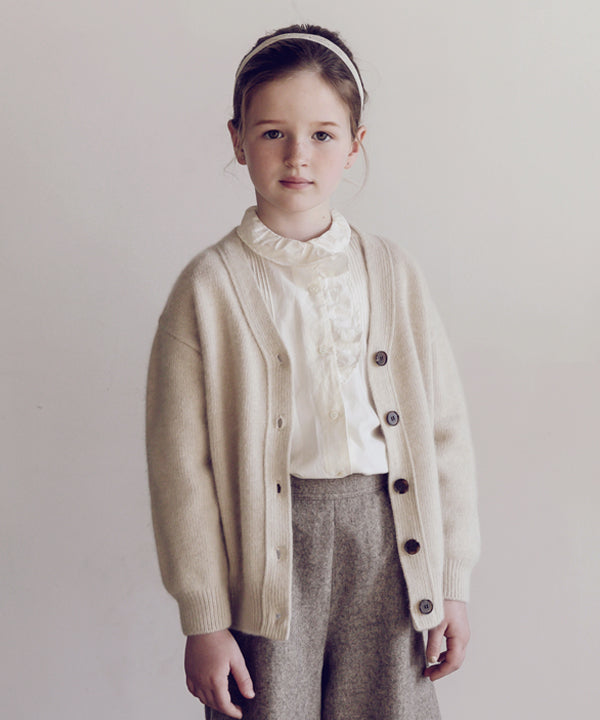 Tilly Knit Cardigan-Pale Beige