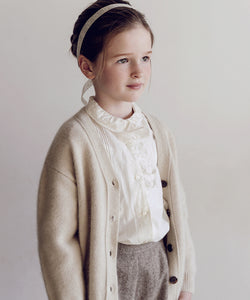 Tilly Knit Cardigan-Pale Beige