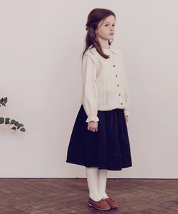 Dahlia Knit Vest-Ivory