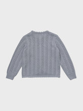 Load image into Gallery viewer, Rustina Knit Cardigan Vintage Blue
