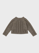 Load image into Gallery viewer, Baby Paige Knit Cardigan Khaki
