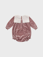 Load image into Gallery viewer, Baby Fluana Velvet Romper
