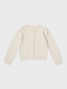 Lupine Knit Cardigan Ivory
