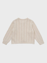 Load image into Gallery viewer, Rustina Knit Cardigan Cream Beige
