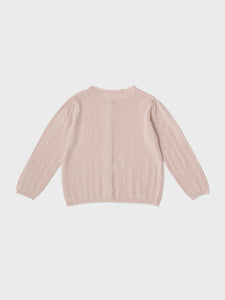 Ianthe Knit Cardigan Pink